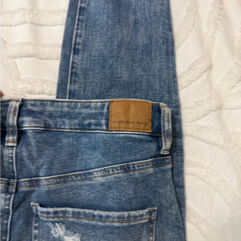 American Eagle Outfitters Distressed Blue Dream Jeans - Picture 5 of 10